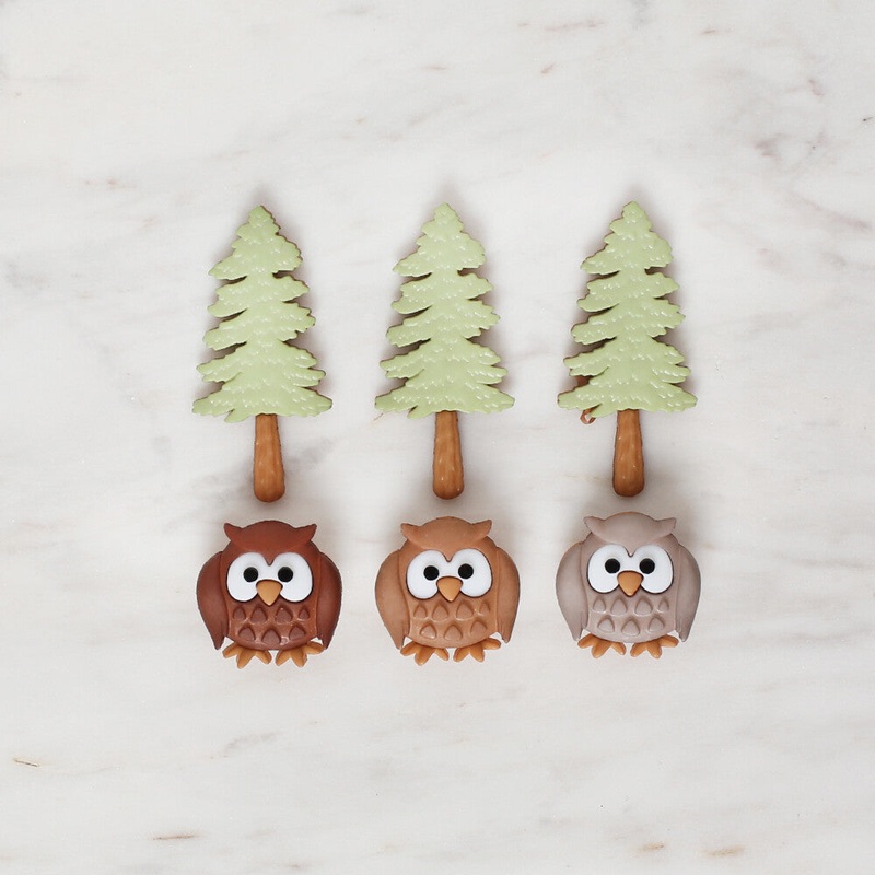 Dress It Up Creative Button Assortment, Night Owls – 5816