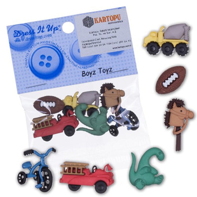 Dress It Up Creative Button Assortment, Rainbow Pops – 6955