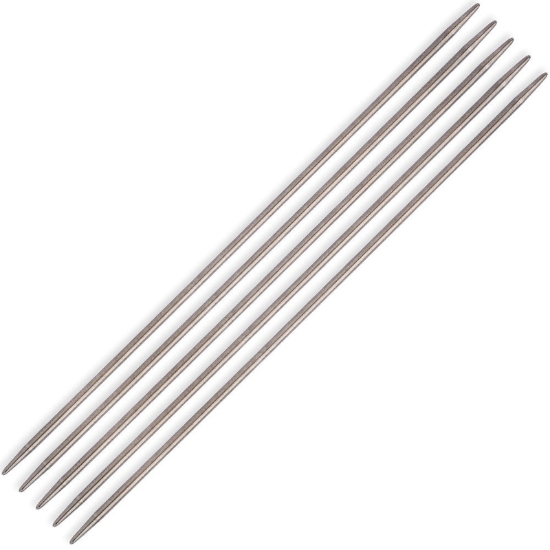 Kartopu 4 mm 20 cm Titanium Double Pointed Knitting Needle