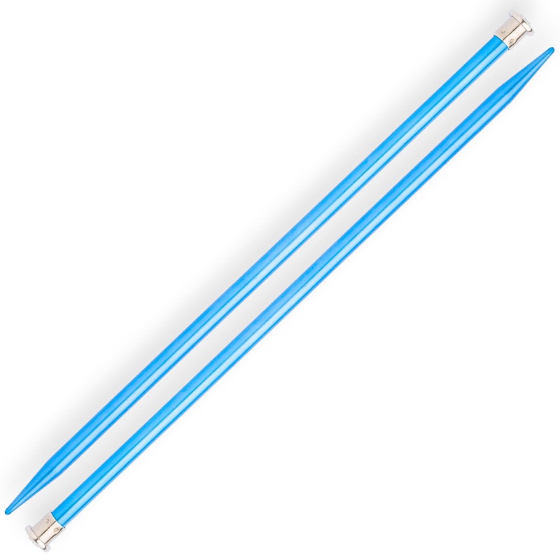 Kartopu Knitting Needle, Metal, 10 mm 35cm, Blue