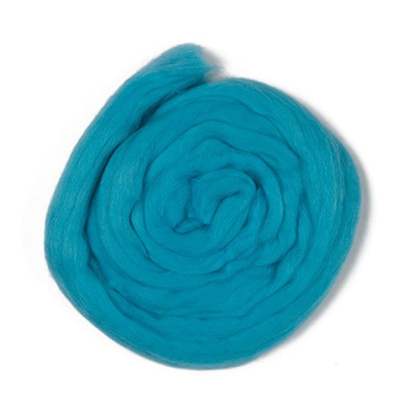 Kartopu Natural Wool Roving Felt, Blue – K515