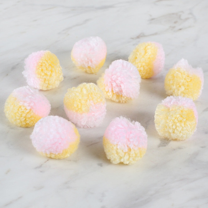 Loren Crafts 2-Colour Pom Pom – DU00014