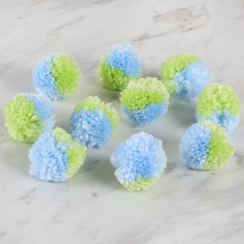 Loren Crafts 2-Colour Pom Pom – DU0010