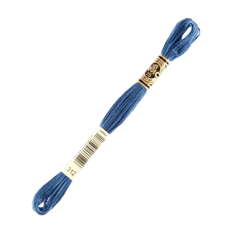 DMC Mouline Special 8 m Embroidery Thread, Blue – 312