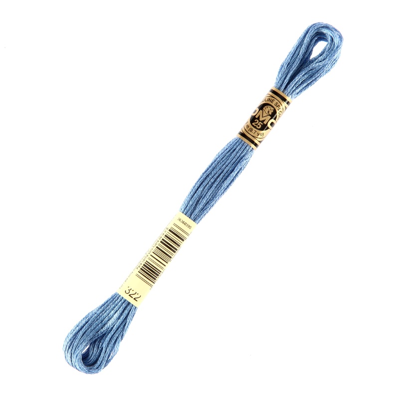 DMC Mouline Special 8 m Embroidery Thread, Blue – 322