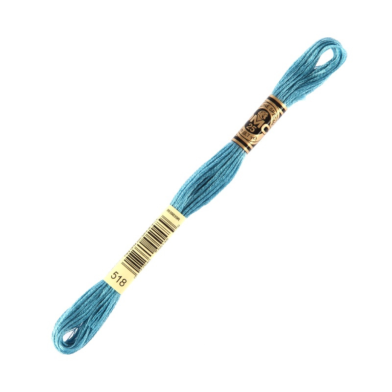 DMC Mouline Special 8 m Embroidery Thread, Blue – 518