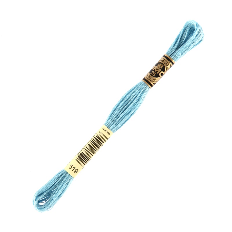 DMC Mouline Special 8 m Embroidery Thread, Blue – 519