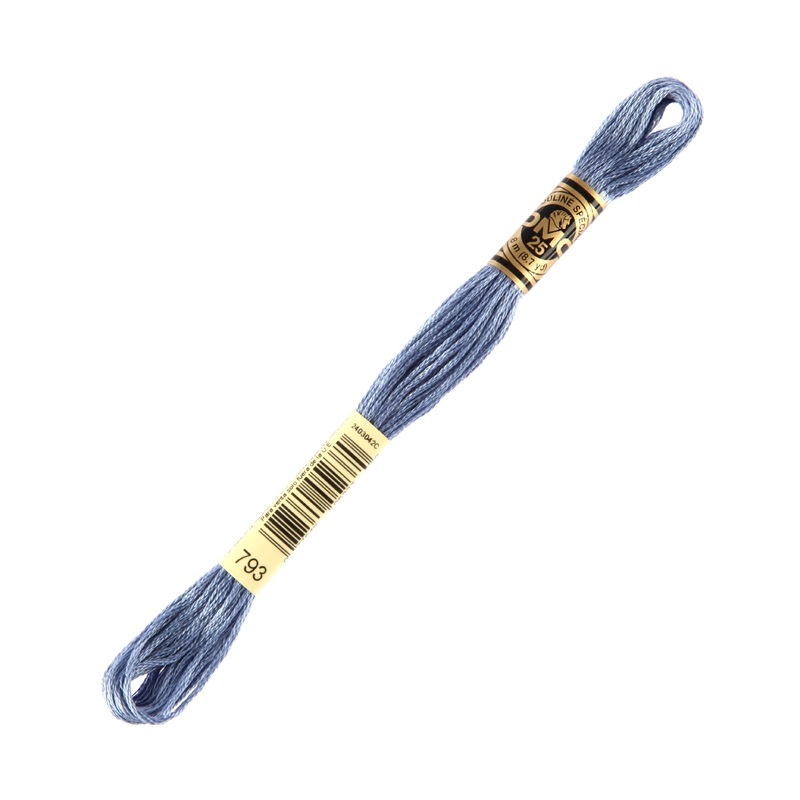 DMC Mouline Special 8 m Embroidery Thread, Blue – 793