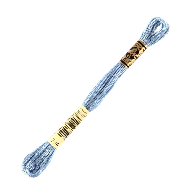 DMC Mouline Special 8 m Embroidery Thread, Blue – 794