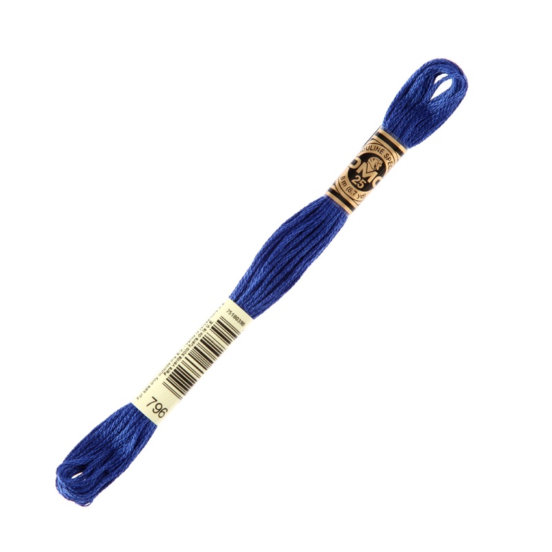 DMC Mouline Special 8 m Embroidery Thread, Blue – 796