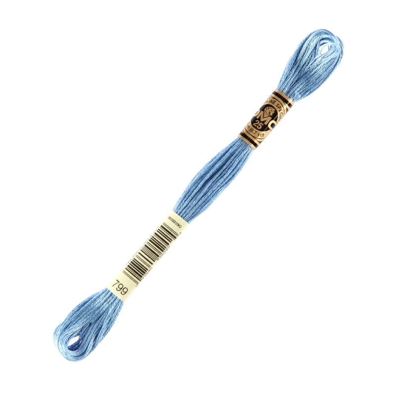 DMC Mouline Special 8 m Embroidery Thread, Blue – 799