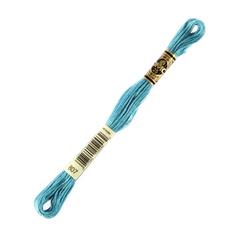 DMC Mouline Special 8 m Embroidery Thread, Blue – 807