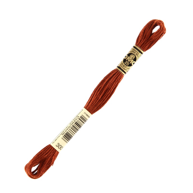 DMC Mouline Special 8 m Embroidery Thread, Brown – 300