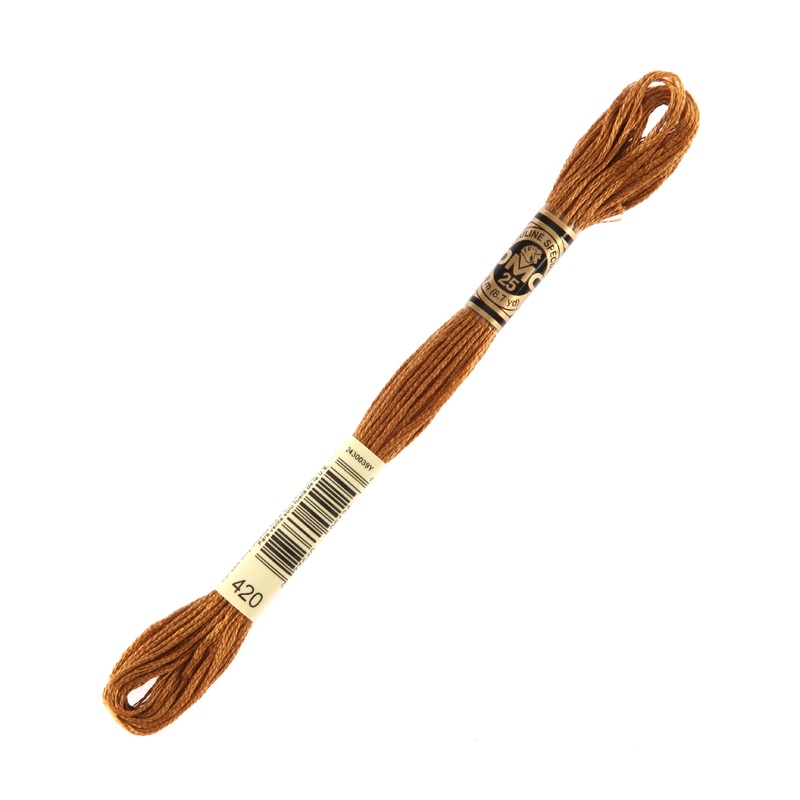 DMC Mouline Special 8 m Embroidery Thread, Brown – 420