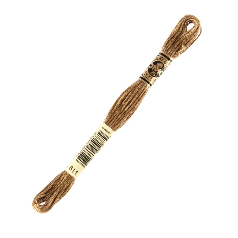 DMC Mouline Special 8 m Embroidery Thread, Brown – 611
