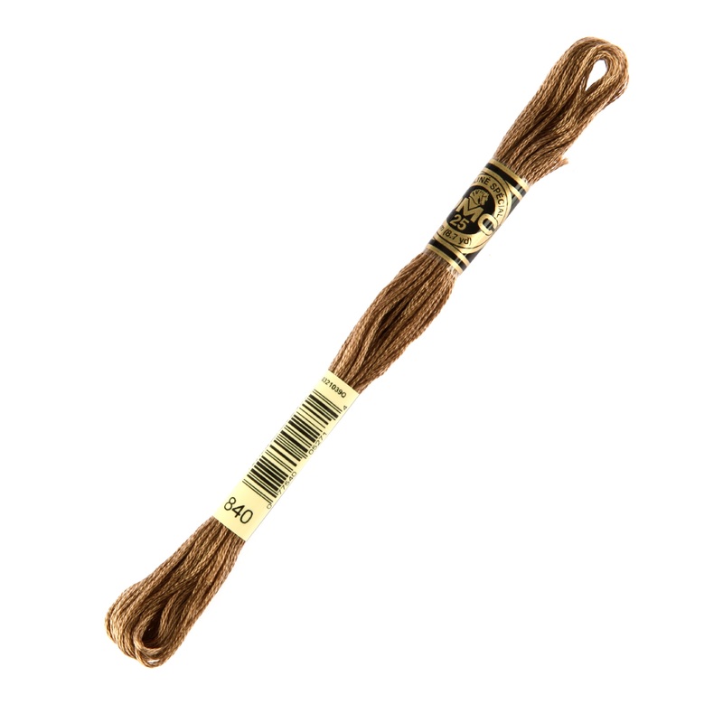DMC Mouline Special 8 m Embroidery Thread, Brown – 840
