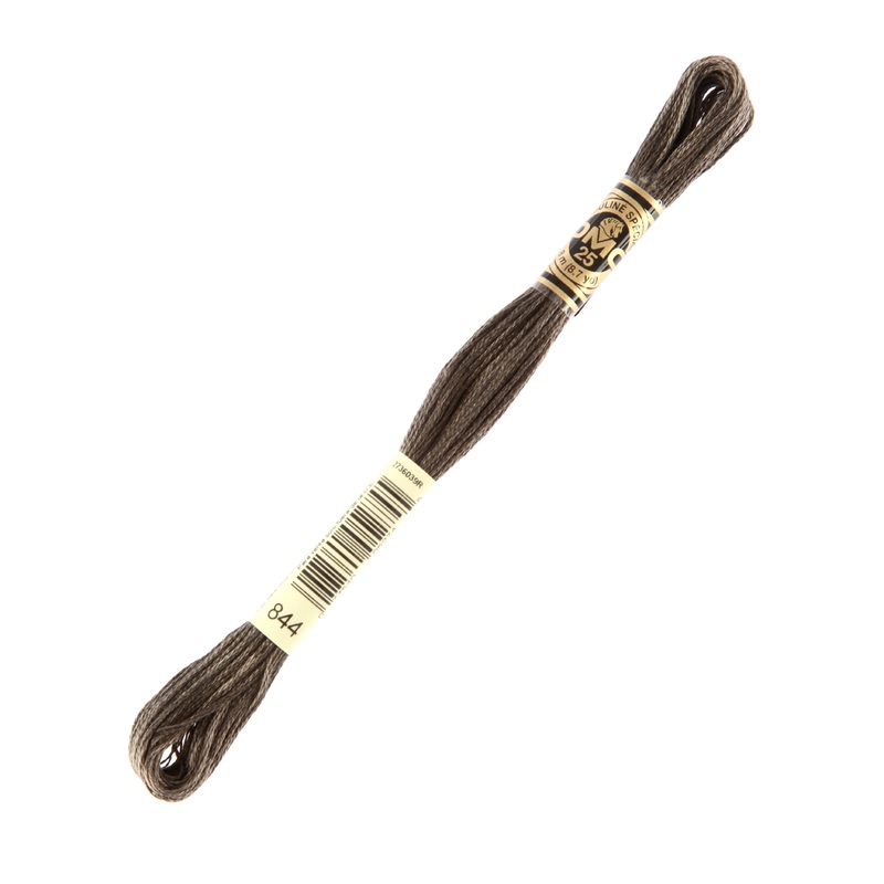 DMC Mouline Special 8 m Embroidery Thread, Brown – 844