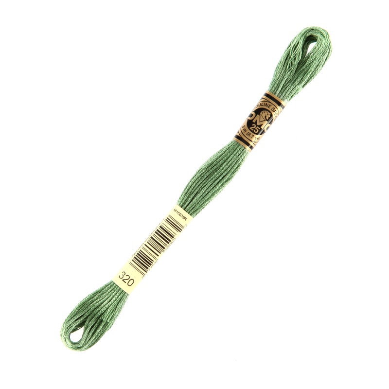 DMC Mouline Special 8 m Embroidery Thread, Green – 320