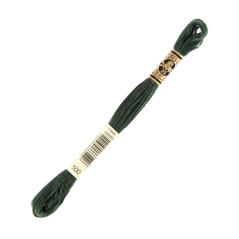 DMC Mouline Special 8 m Embroidery Thread, Green – 500