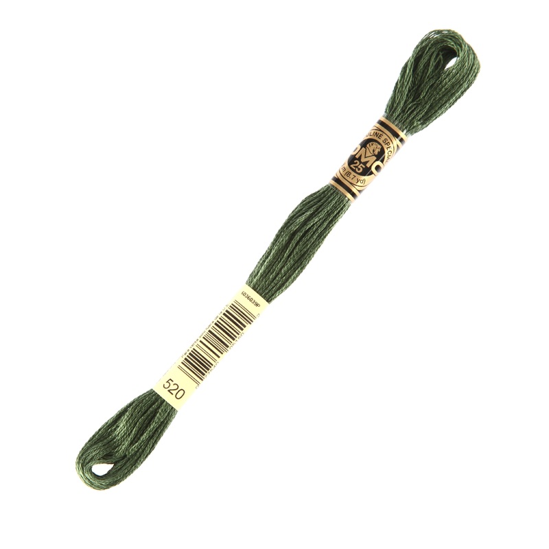 DMC Mouline Special 8 m Embroidery Thread, Green – 520