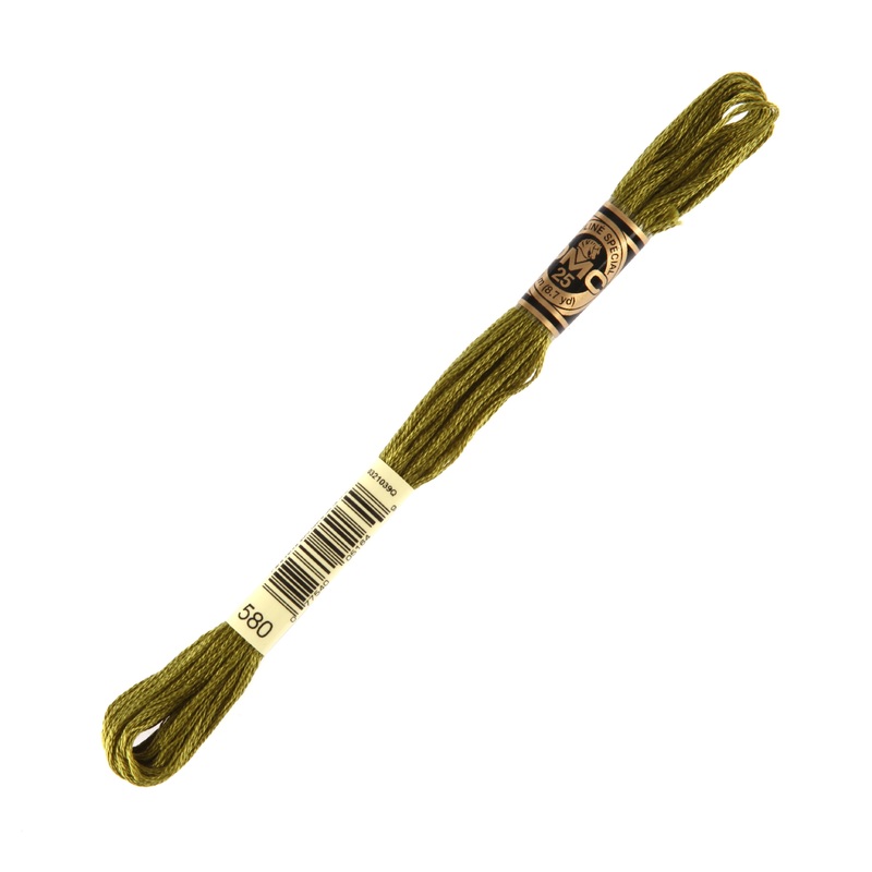 DMC Mouline Special 8 m Embroidery Thread, Green – 580