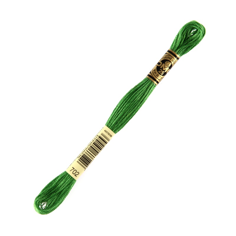 DMC Mouline Special 8 m Embroidery Thread, Green – 702