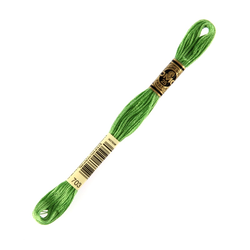 DMC Mouline Special 8 m Embroidery Thread, Green – 703