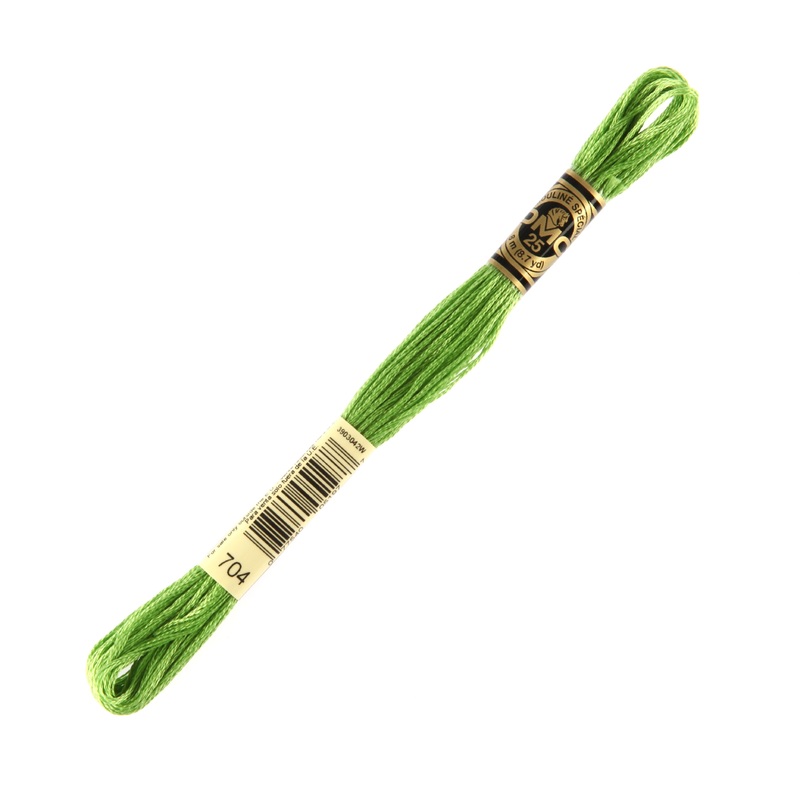 DMC Mouline Special 8 m Embroidery Thread, Green – 704