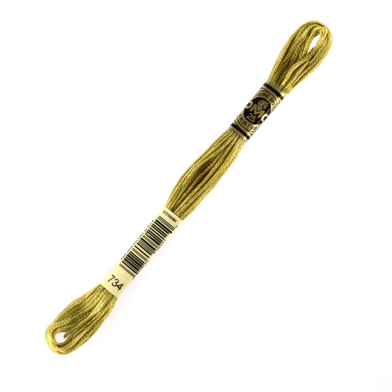 DMC Mouline Special 8 m Embroidery Thread, Green – 734