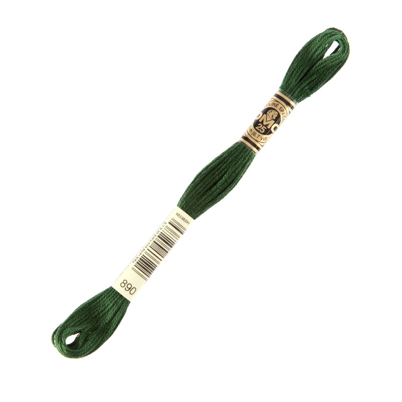 DMC Mouline Special 8 m Embroidery Thread, Green – 890