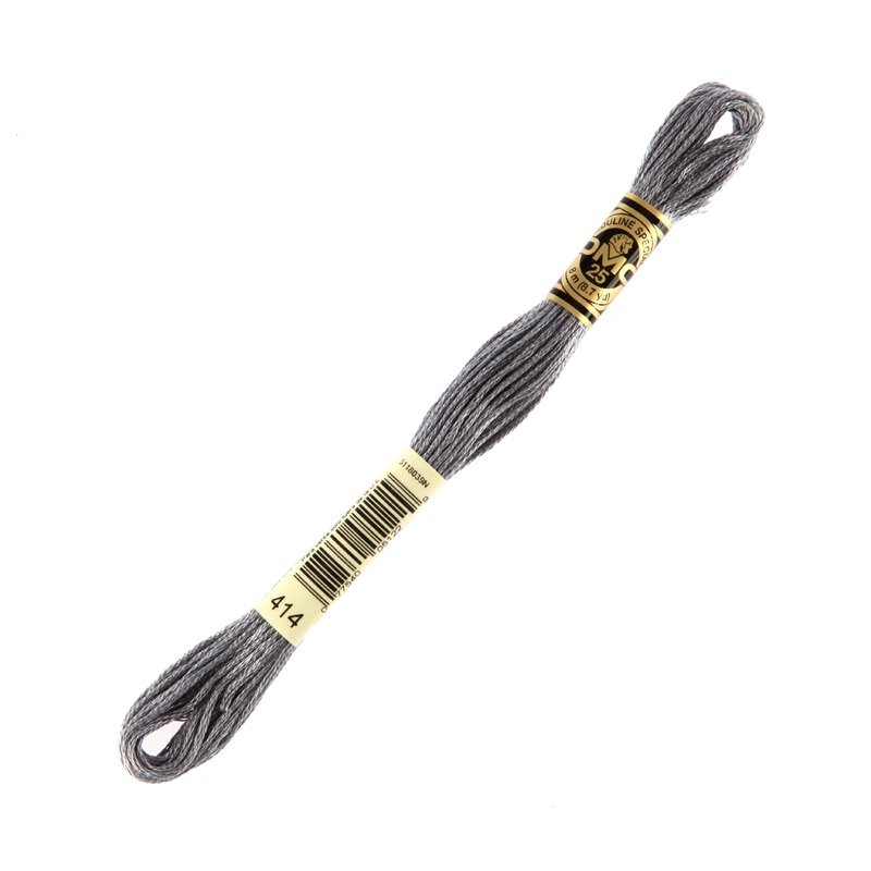 DMC Mouline Special 8 m Embroidery Thread, Grey – 414