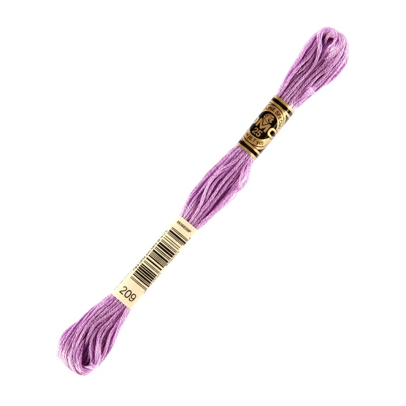 DMC Mouline Special 8 m Embroidery Thread, Mauve – 209
