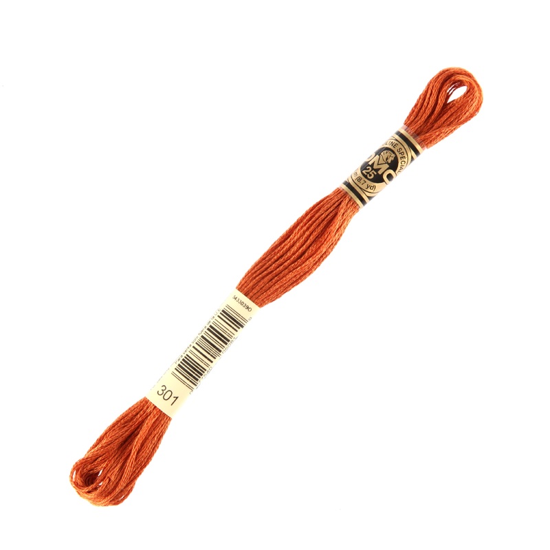 DMC Mouline Special 8 m Embroidery Thread, Orange – 301