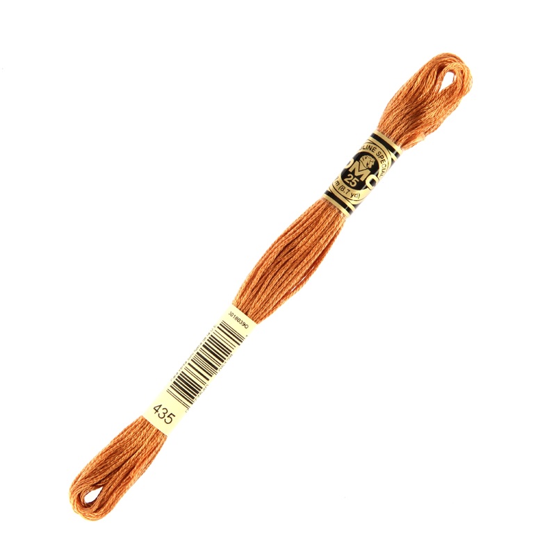 DMC Mouline Special 8 m Embroidery Thread, Orange – 435