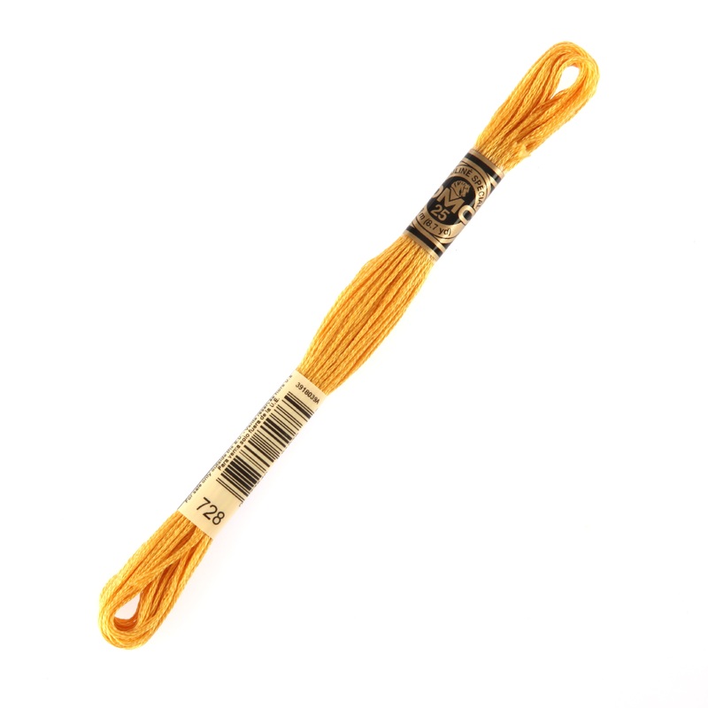 DMC Mouline Special 8 m Embroidery Thread, Orange – 728