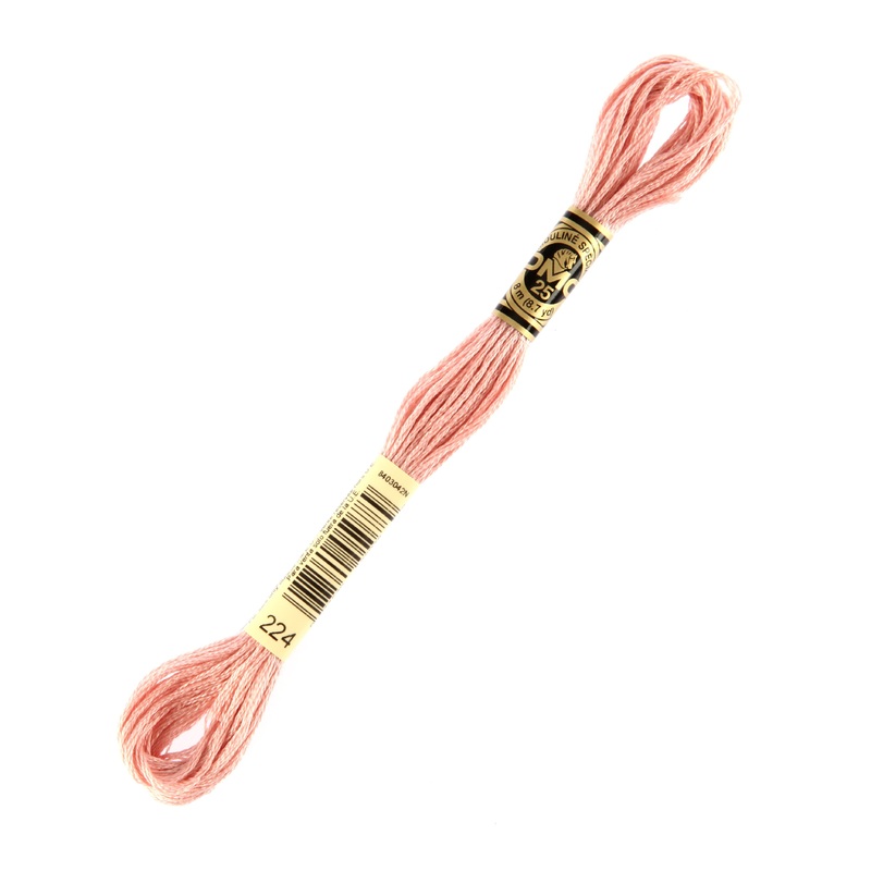 DMC Mouline Special 8 m Embroidery Thread, Pink – 224