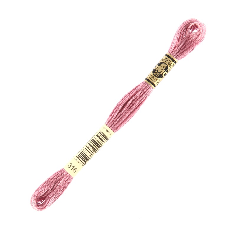 DMC Mouline Special 8 m Embroidery Thread, Pink – 316