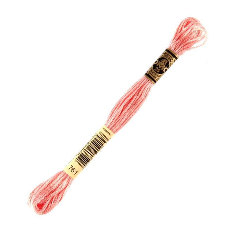 DMC Mouline Special 8 m Embroidery Thread, Pink – 761