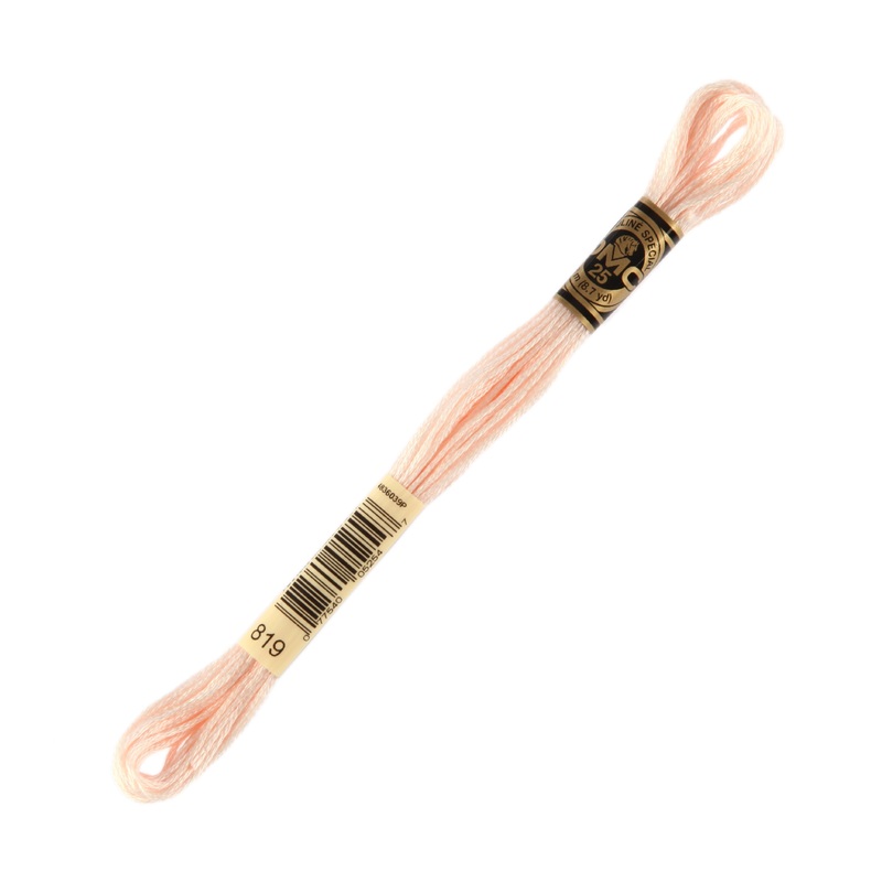 DMC Mouline Special 8 m Embroidery Thread, Pink – 819
