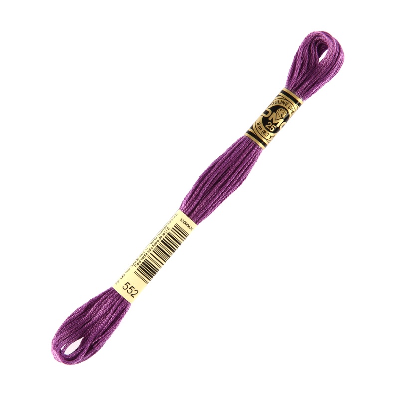 DMC Mouline Special 8 m Embroidery Thread, Purple – 552
