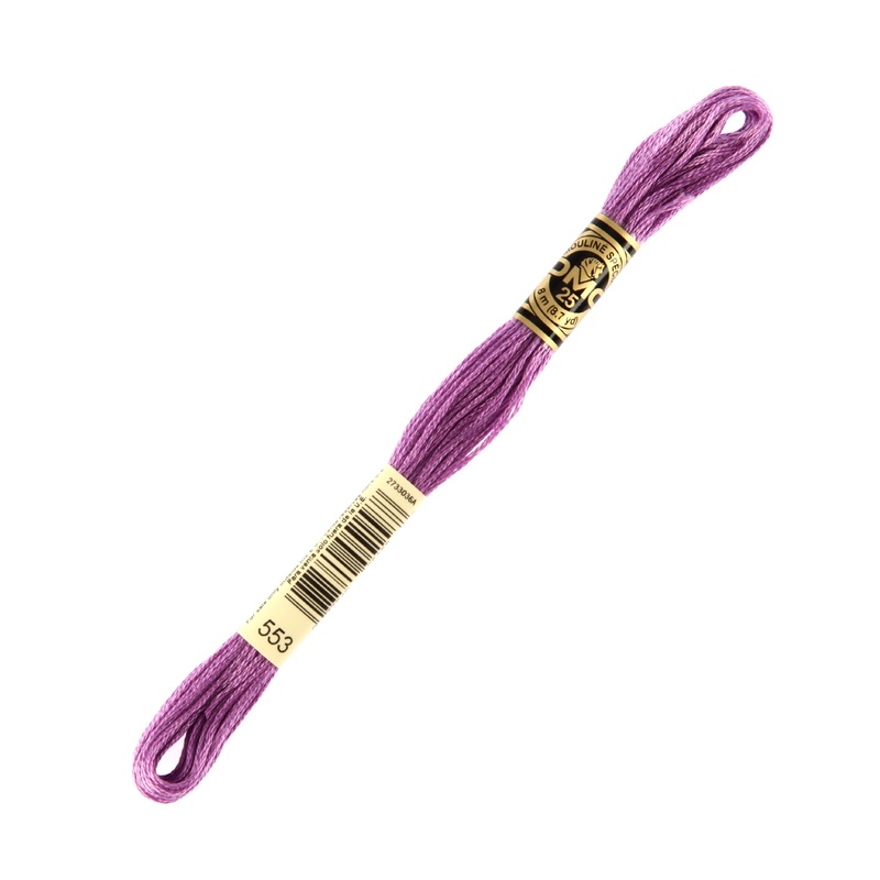 DMC Mouline Special 8 m Embroidery Thread, Purple – 553