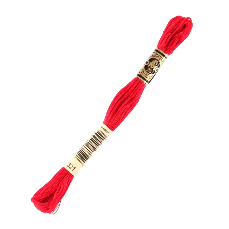 DMC Mouline Special 8 m Embroidery Thread, Red – 321