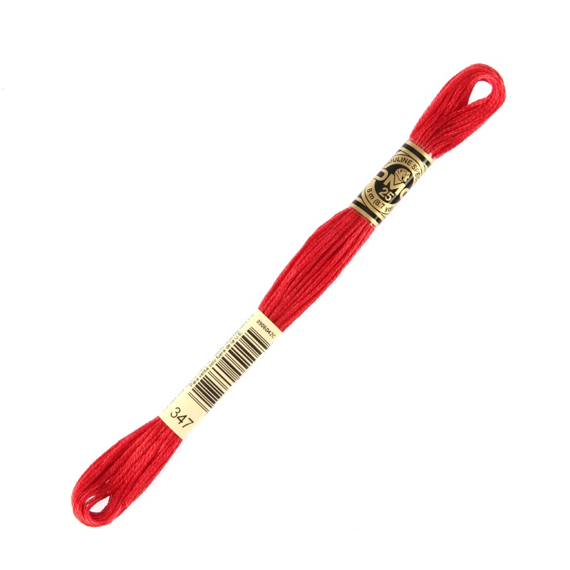 DMC Mouline Special 8 m Embroidery Thread, Red – 347