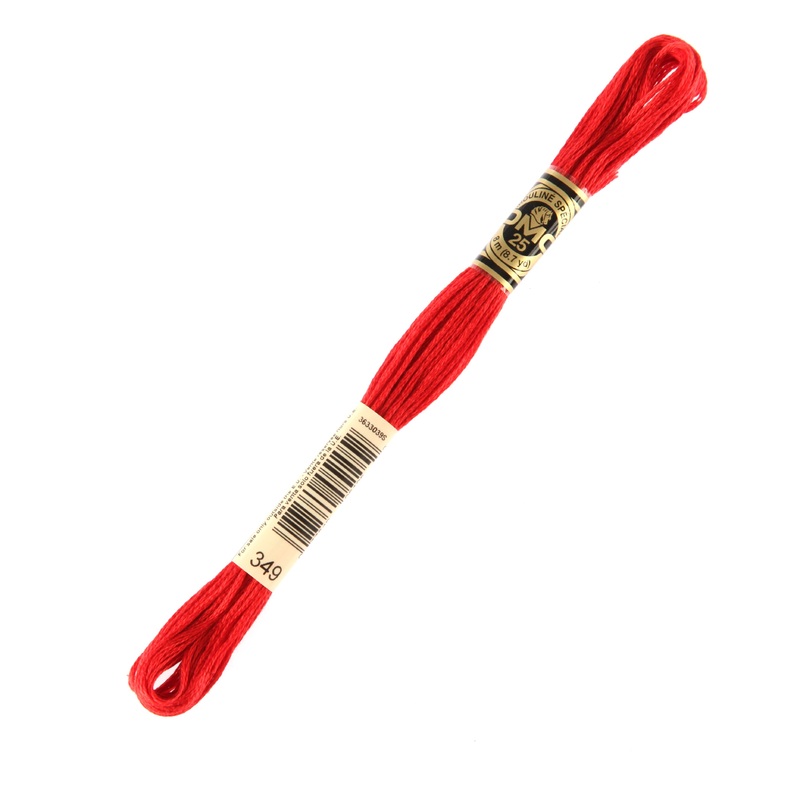 DMC Mouline Special 8 m Embroidery Thread, Red – 349
