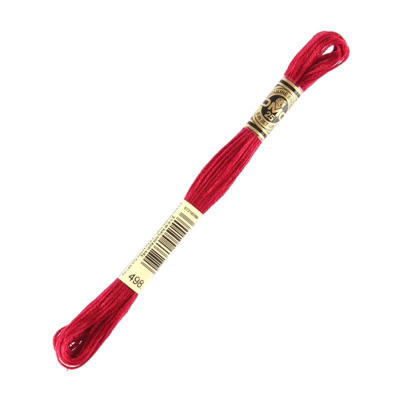 DMC Mouline Special 8 m Embroidery Thread, Red – 498