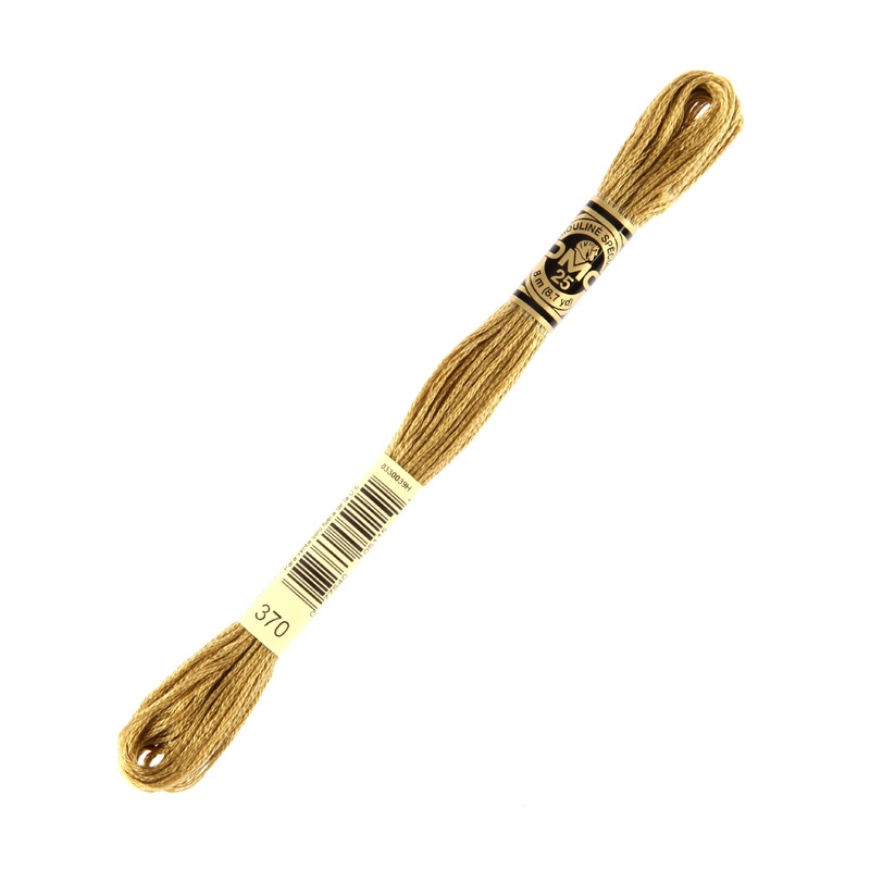 DMC Mouline Special 8 m Embroidery Thread, Yellow – 370