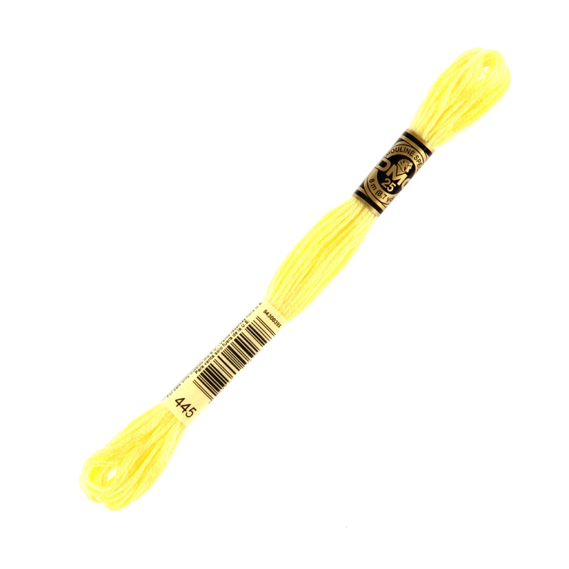 DMC Mouline Special 8 m Embroidery Thread, Yellow – 445