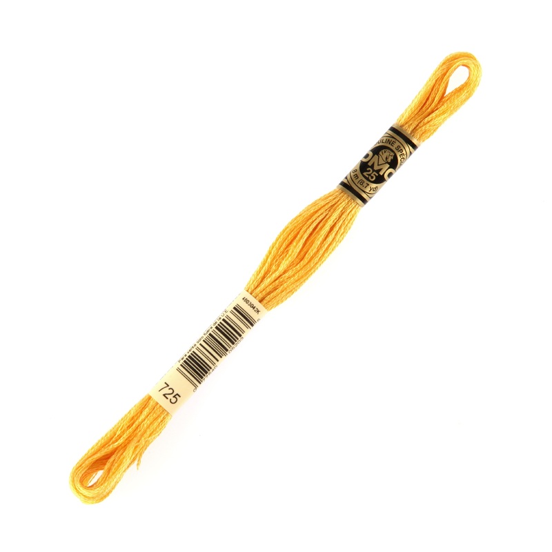 DMC Mouline Special 8 m Embroidery Thread, Yellow – 725