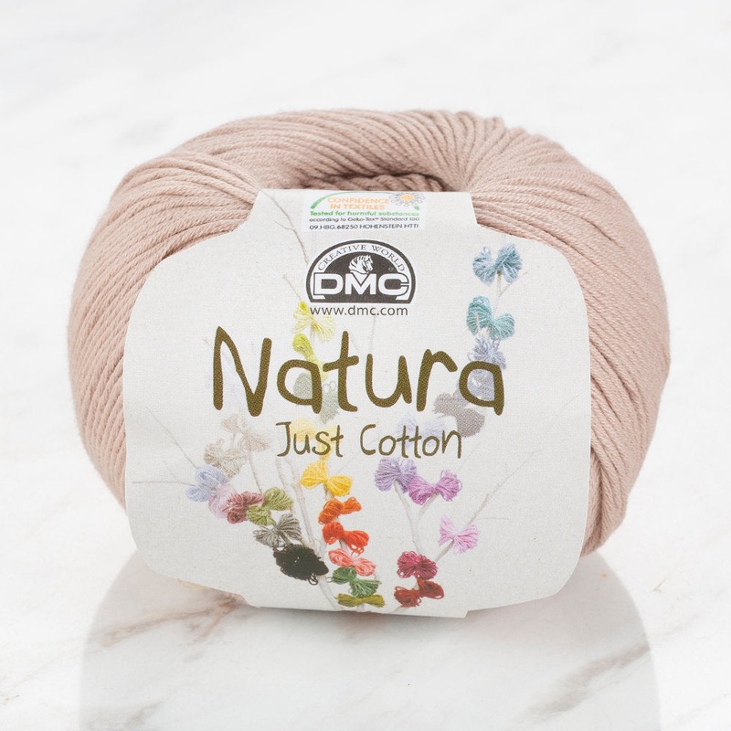 DMC Natura Just Cotton Knitting Yarn, Beige – N44