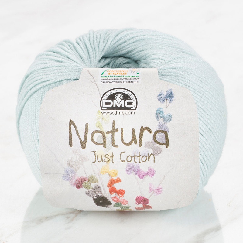DMC Natura Just Cotton Knitting Yarn, Blue – N87